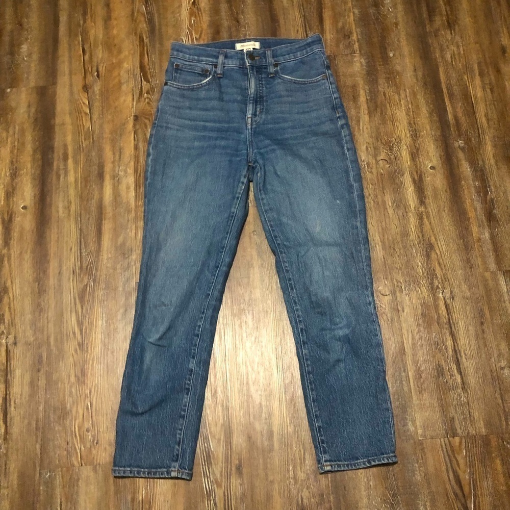 Madewell Classic Straight Jeans Women's 25 Relaxed Denim in Coldbrook Wash